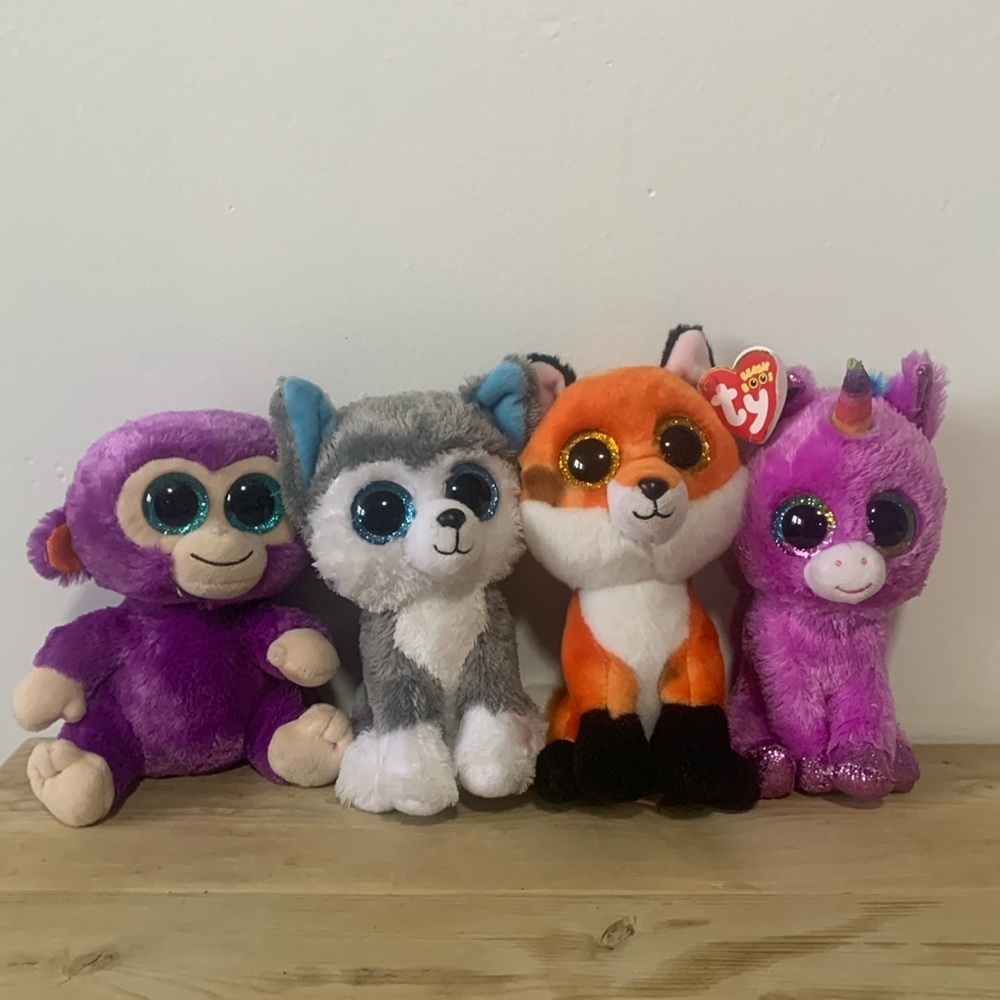 4 6” TY beanie boo plush